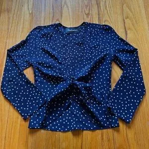 Realisation Par bianca top navy star 美品 Realisation Par bianca top navy star 美品 - メルカリ
